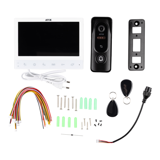 Комплектация ATIX AT-I-K741F/TWСR White